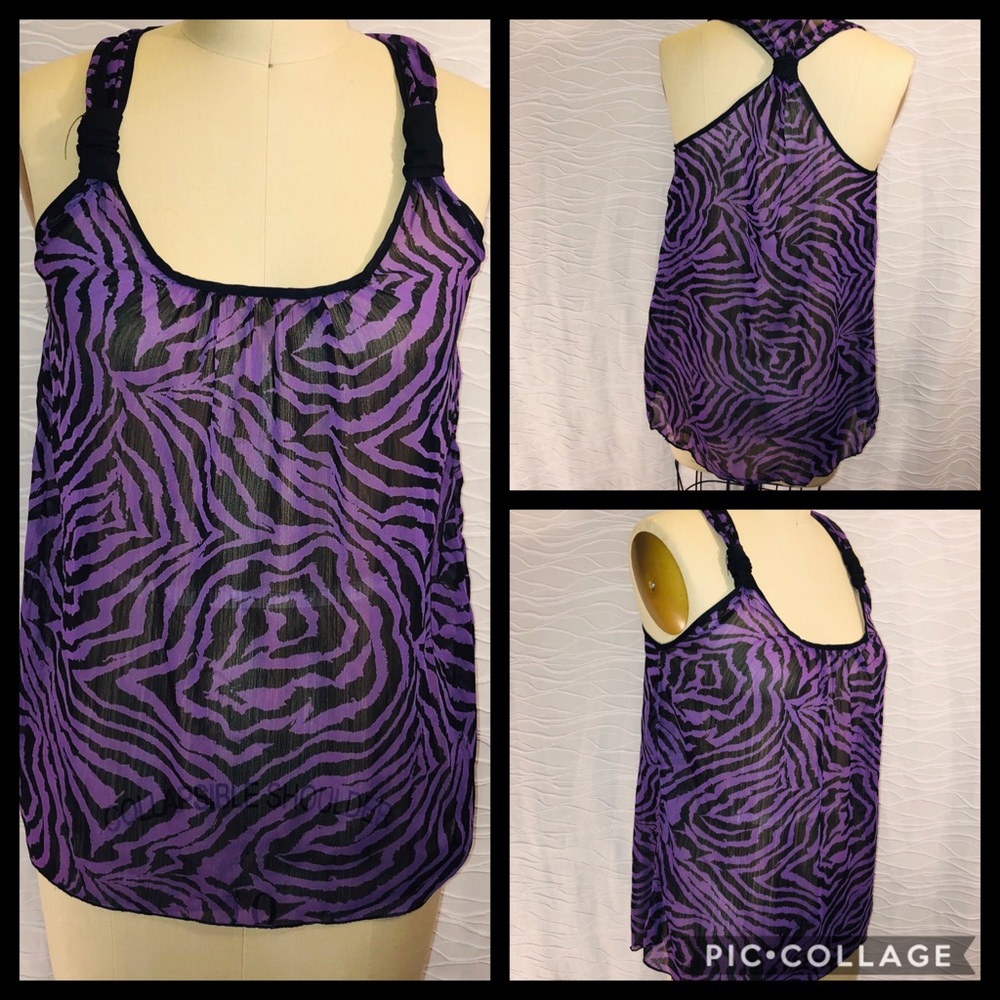 ⭐️ Purple Tank With Print Very Lightweight